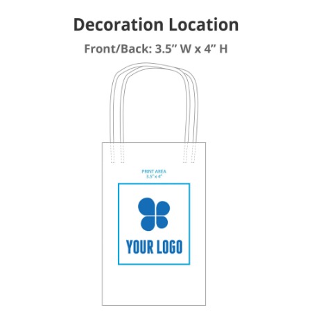 5-1/4 x 8-1/4 Recycled Kraft Paper Bag